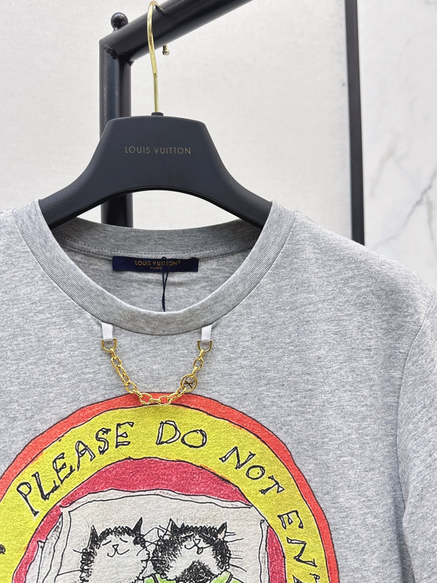 25fw new logo print short-sleeved T-shirt