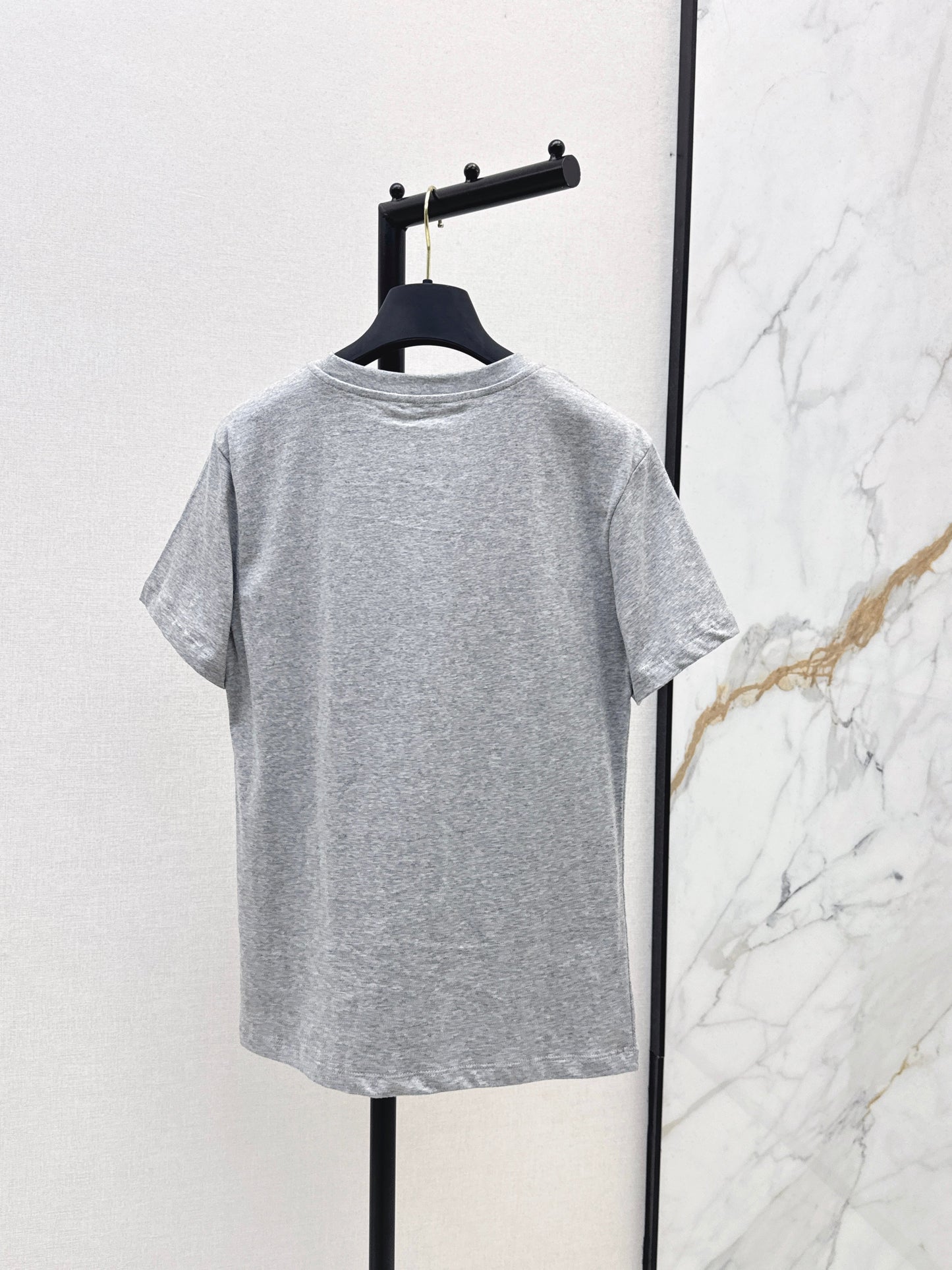 25fw new logo print short-sleeved T-shirt