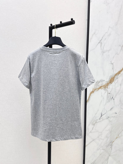 25fw new logo print short-sleeved T-shirt
