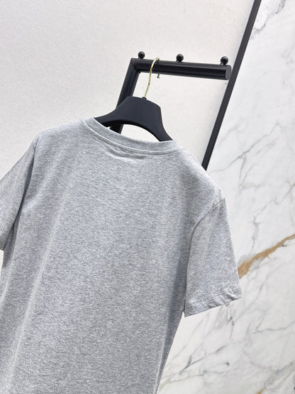 25fw new logo print short-sleeved T-shirt