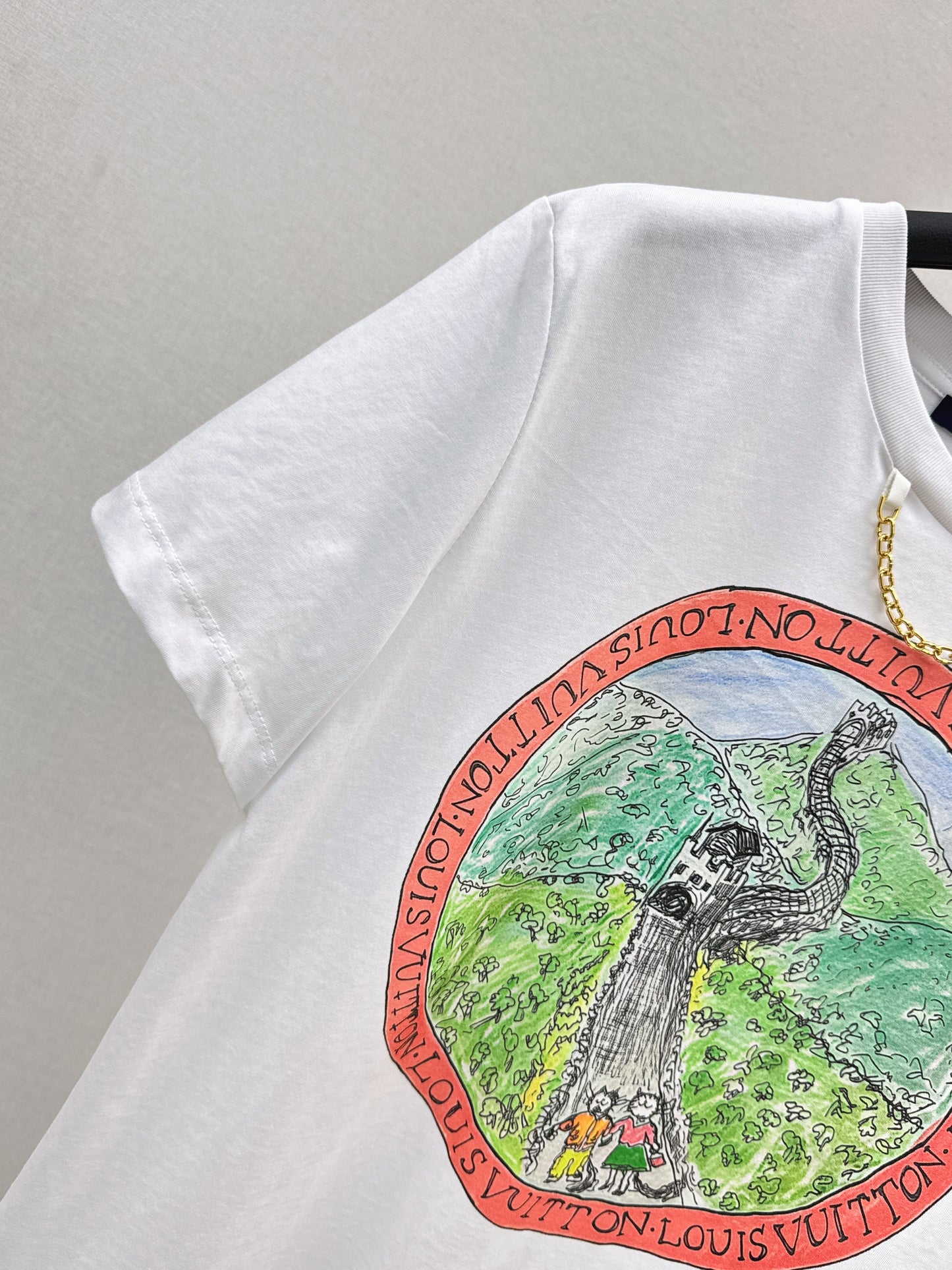 25fw new logo print short-sleeved T-shirt