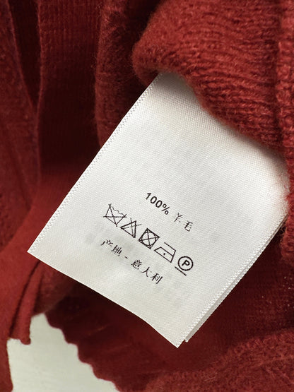 25fw new V-neck cardigan + flower hollow knitted hat set