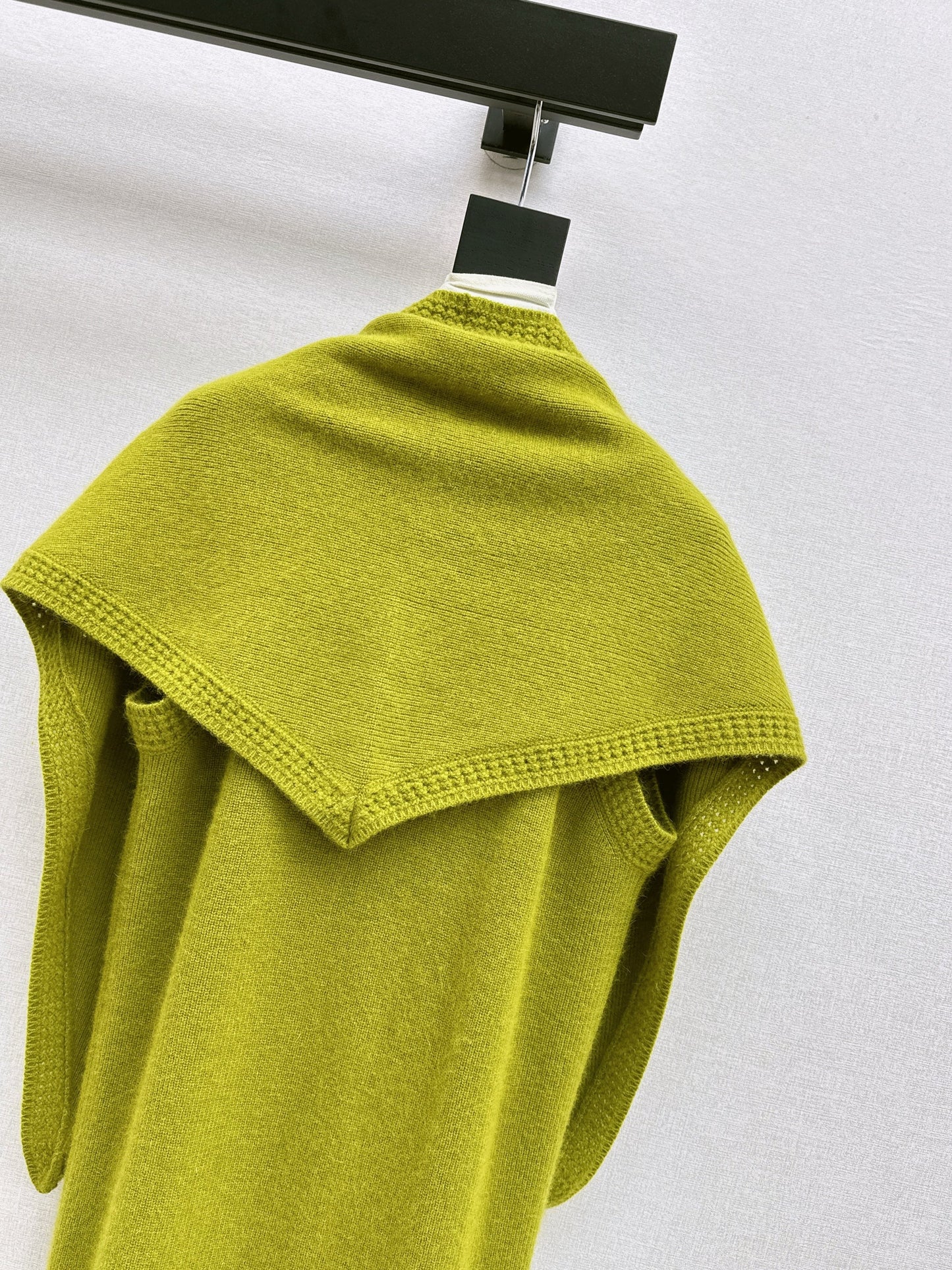 25fw new round neck wool dress with matching shawl