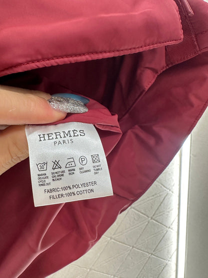 25 Stand up collar zipper medium length nylon cotton jacket