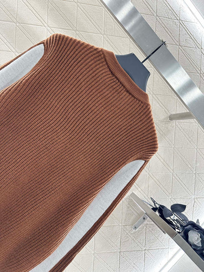 25 Squirrel jacquard knitted pullover sweater