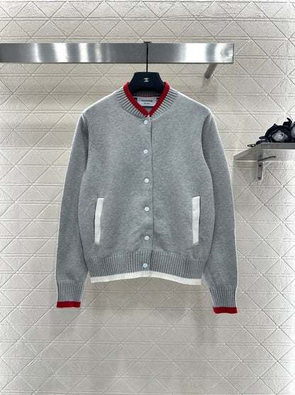 25 Baseball Knitted Jacket