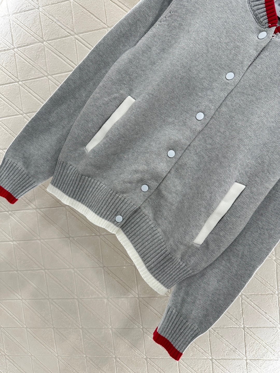 25 Baseball Knitted Jacket