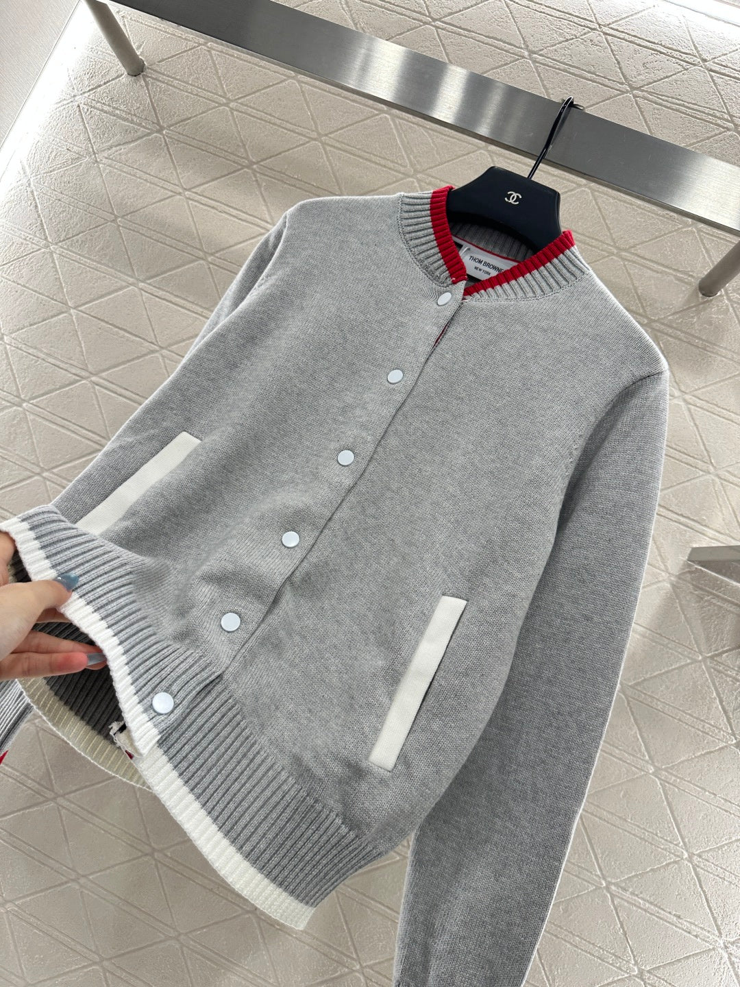 25 Baseball Knitted Jacket