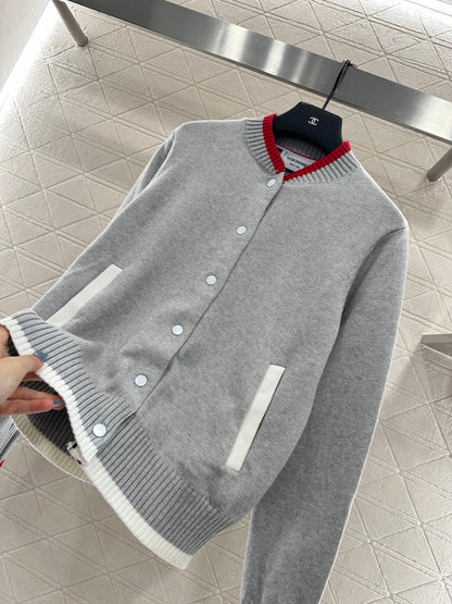 25 Baseball Knitted Jacket