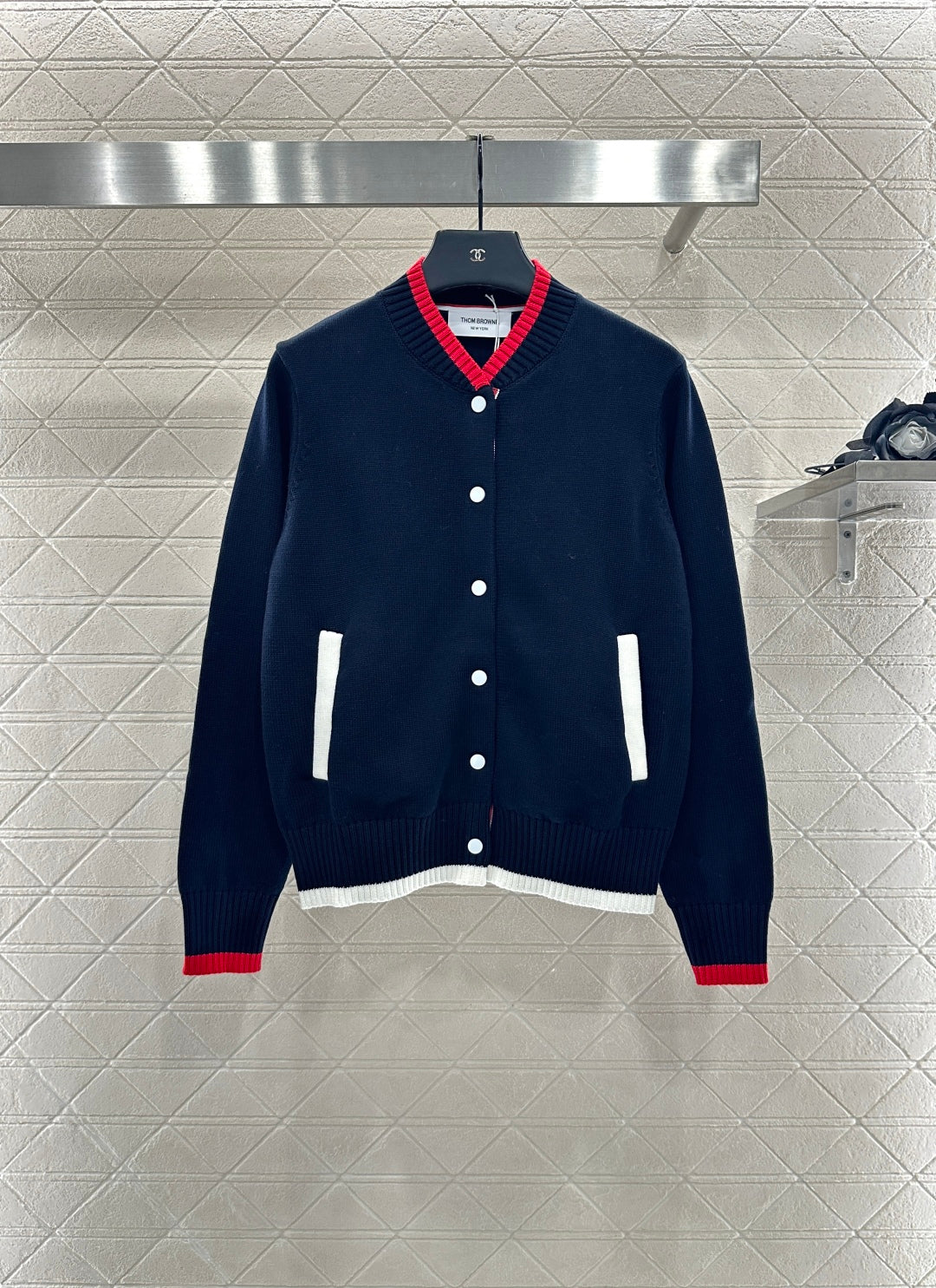 25 Baseball Knitted Jacket