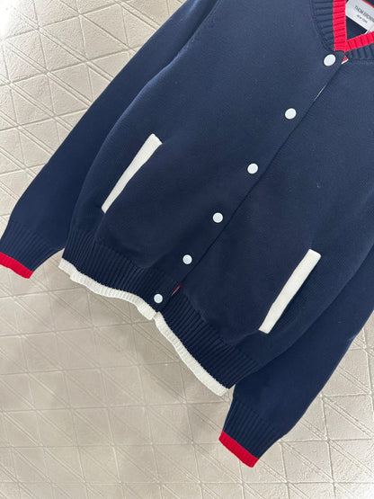 25 Baseball Knitted Jacket