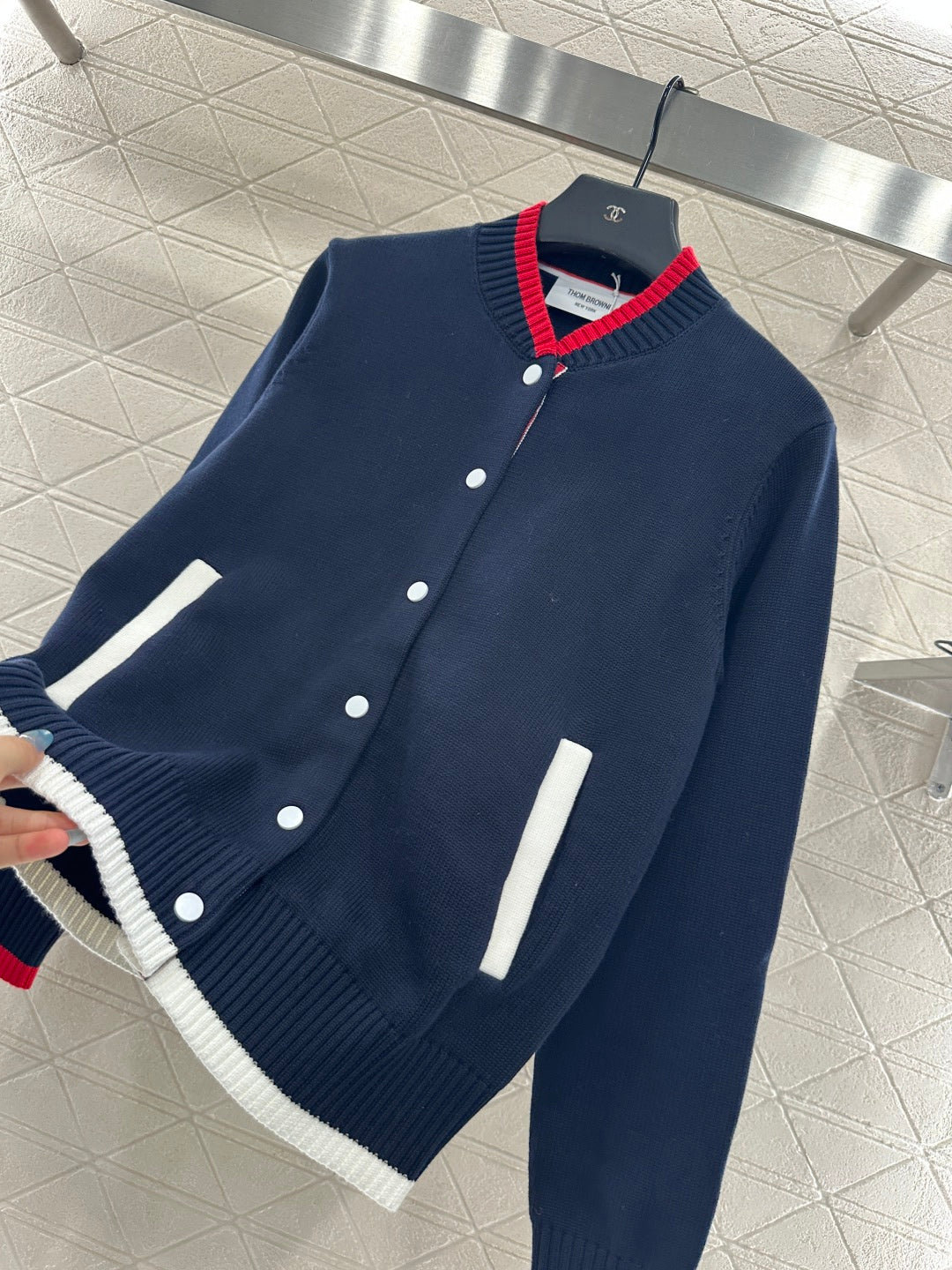 25 Baseball Knitted Jacket