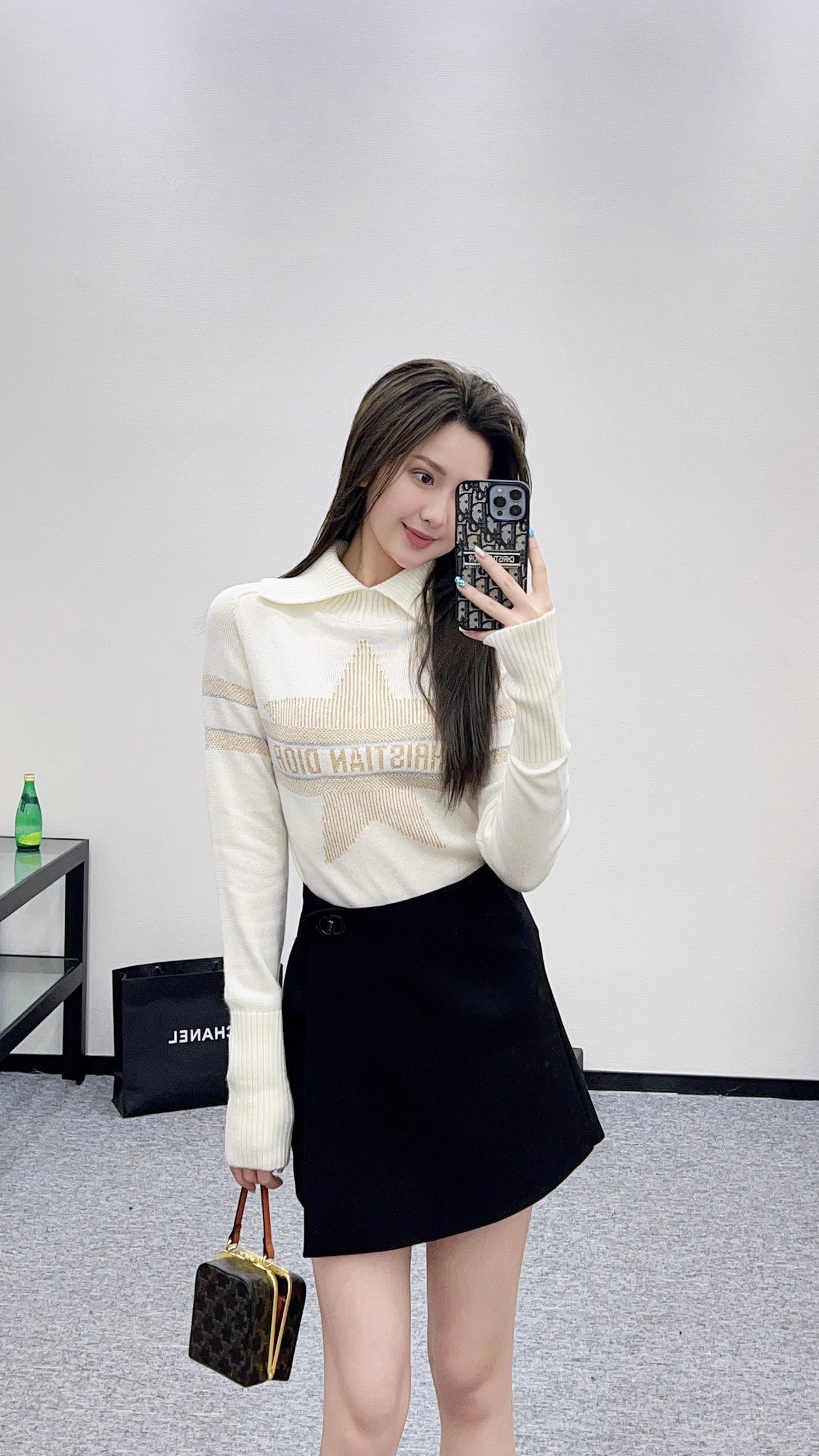 25 Collar Knitted Cashmere Sweater