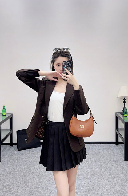 25 lapel zipper pocket blazer