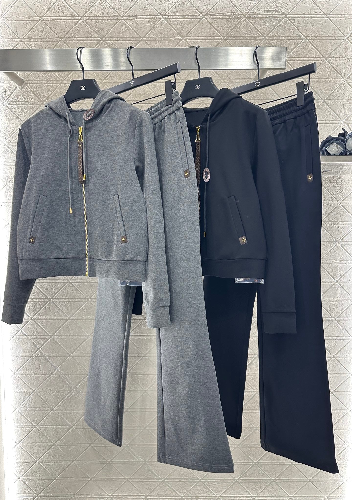 25 Hooded Jacket and Pants Pure Cotton Suit
