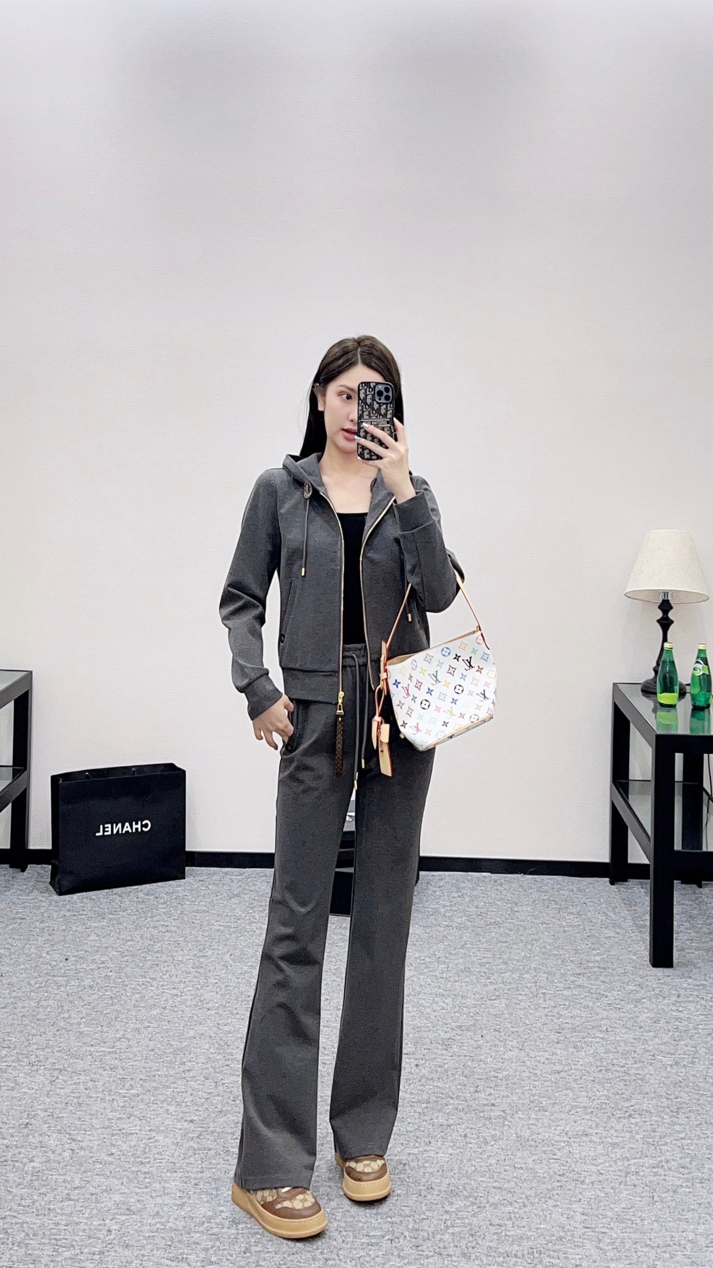 25 Hooded Jacket and Pants Pure Cotton Suit