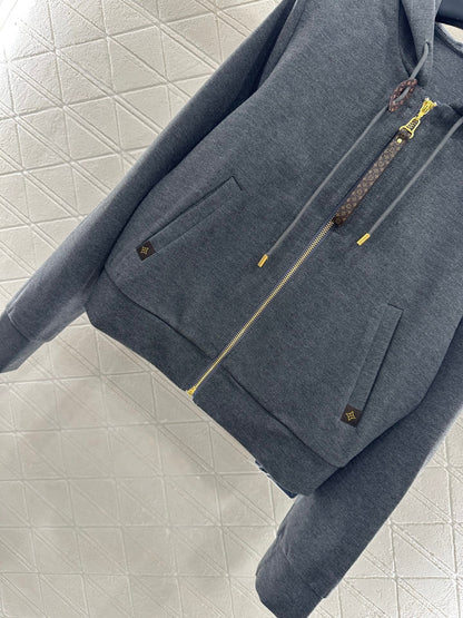 25 Hooded Jacket and Pants Pure Cotton Suit