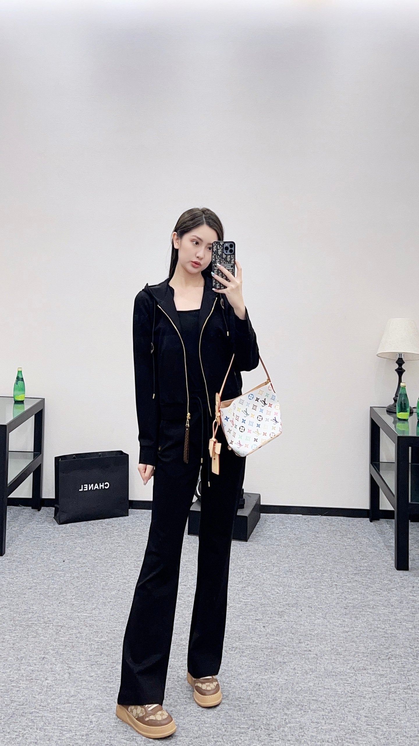 25 Hooded Jacket and Pants Pure Cotton Suit