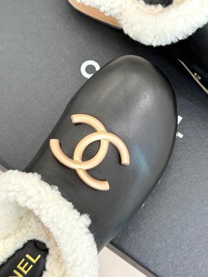 25 New Solid Wood Sole Thick-Sole Half Slippers