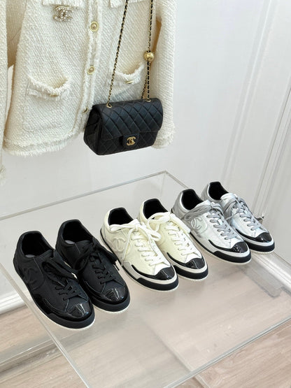 25K new casual board shoes and sports shoes(WHITE/SILVER/BLACK)