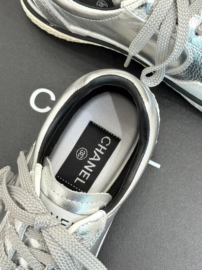 25K new casual board shoes and sports shoes(WHITE/SILVER/BLACK)