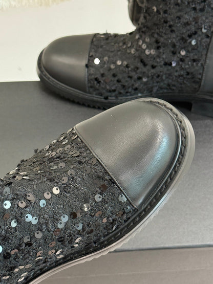 25K Sequined short boots