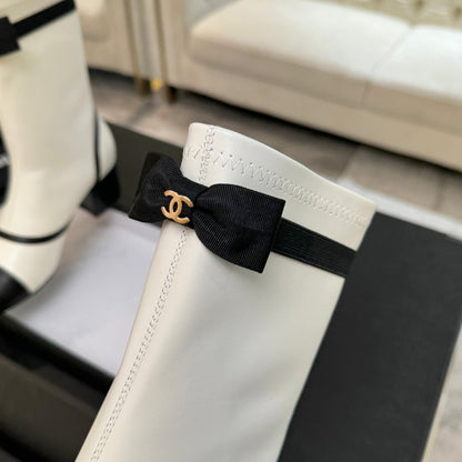 25 new butterfly bow short boots