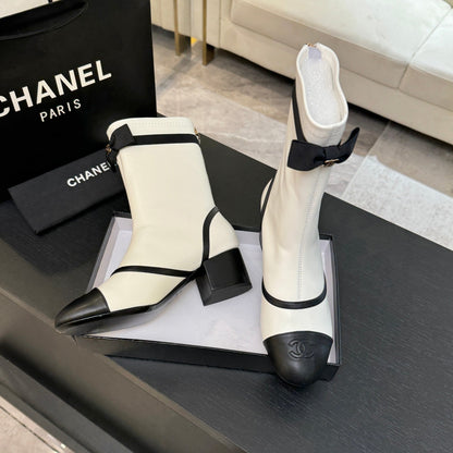 25 new butterfly bow short boots