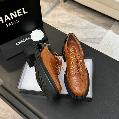 24 New thick soled sponge cake, casual, loafers