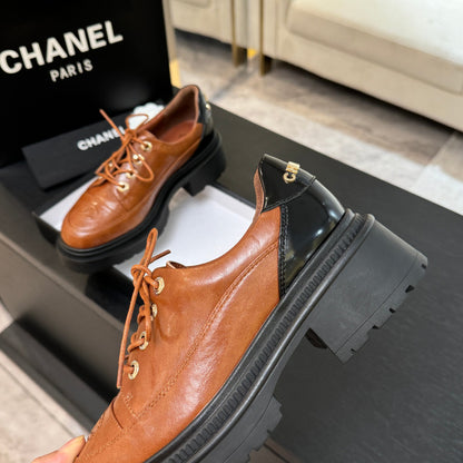 24 New thick soled sponge cake, casual, loafers