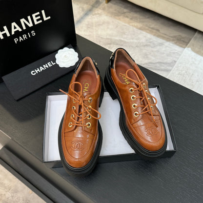 24 New thick soled sponge cake, casual, loafers