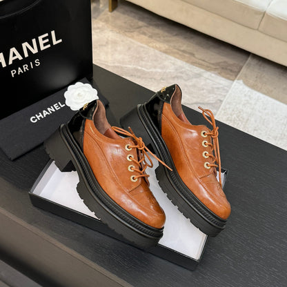 24 New thick soled sponge cake, casual, loafers