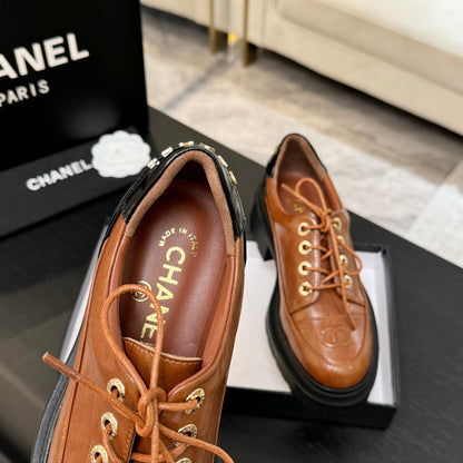 24 New thick soled sponge cake, casual, loafers