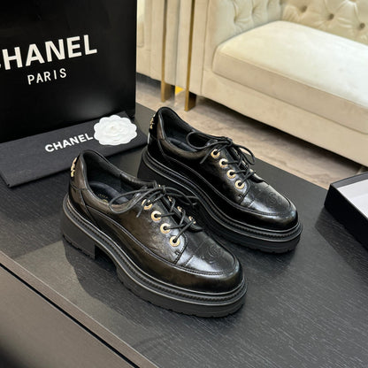 24 New thick soled sponge cake, casual, loafers