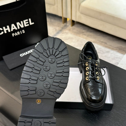 24 New thick soled sponge cake, casual, loafers