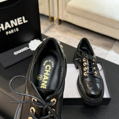 24 New thick soled sponge cake, casual, loafers