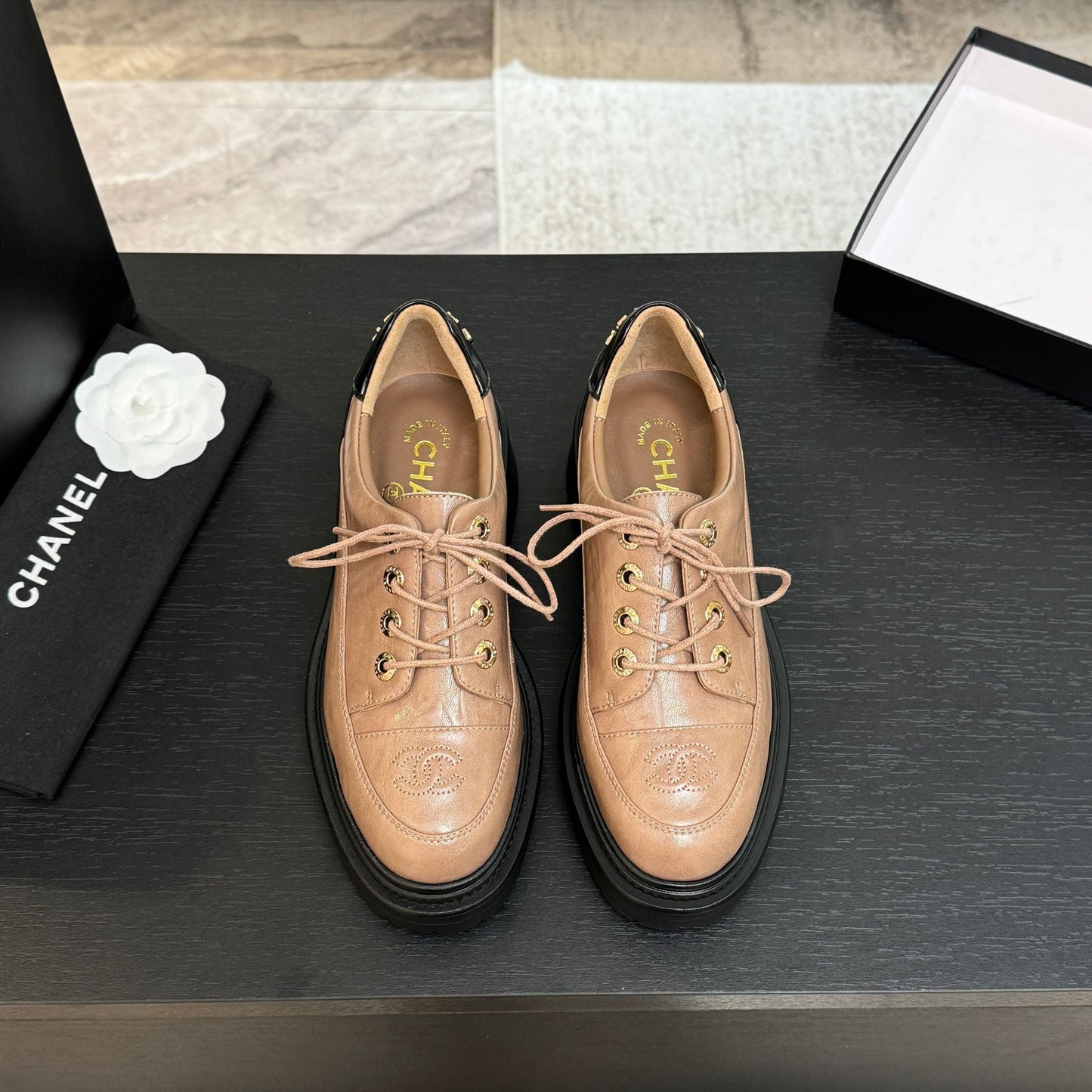 24 New thick soled sponge cake, casual, loafers