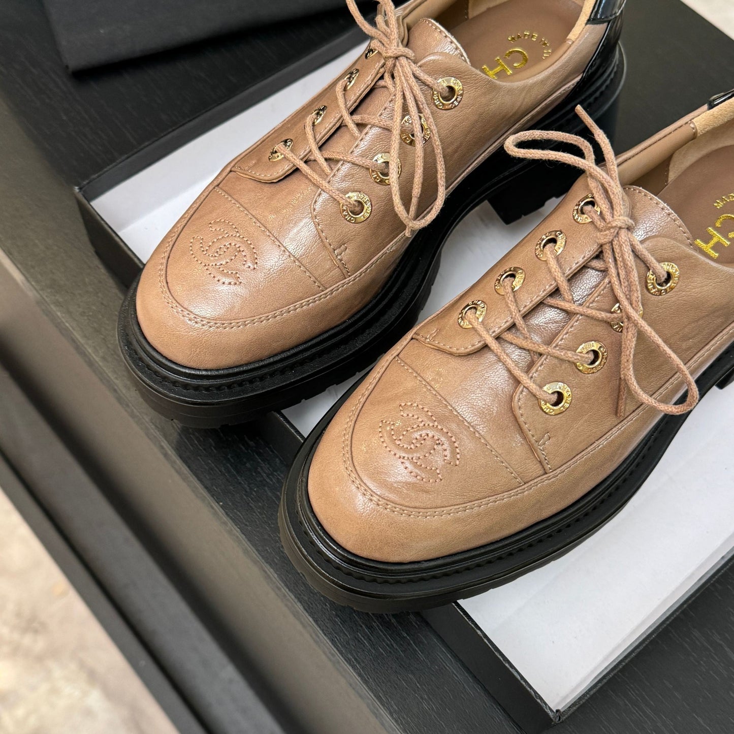 24 New thick soled sponge cake, casual, loafers