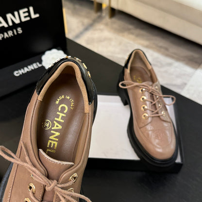 24 New thick soled sponge cake, casual, loafers