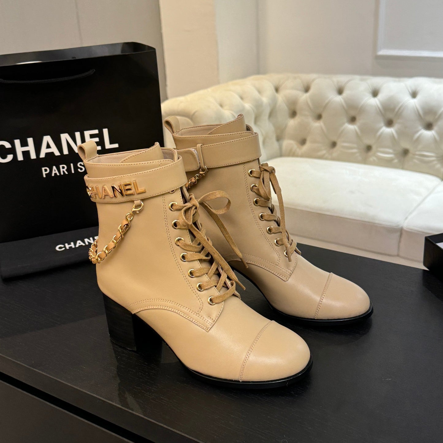 25fw high-end handmade workshop series short boots