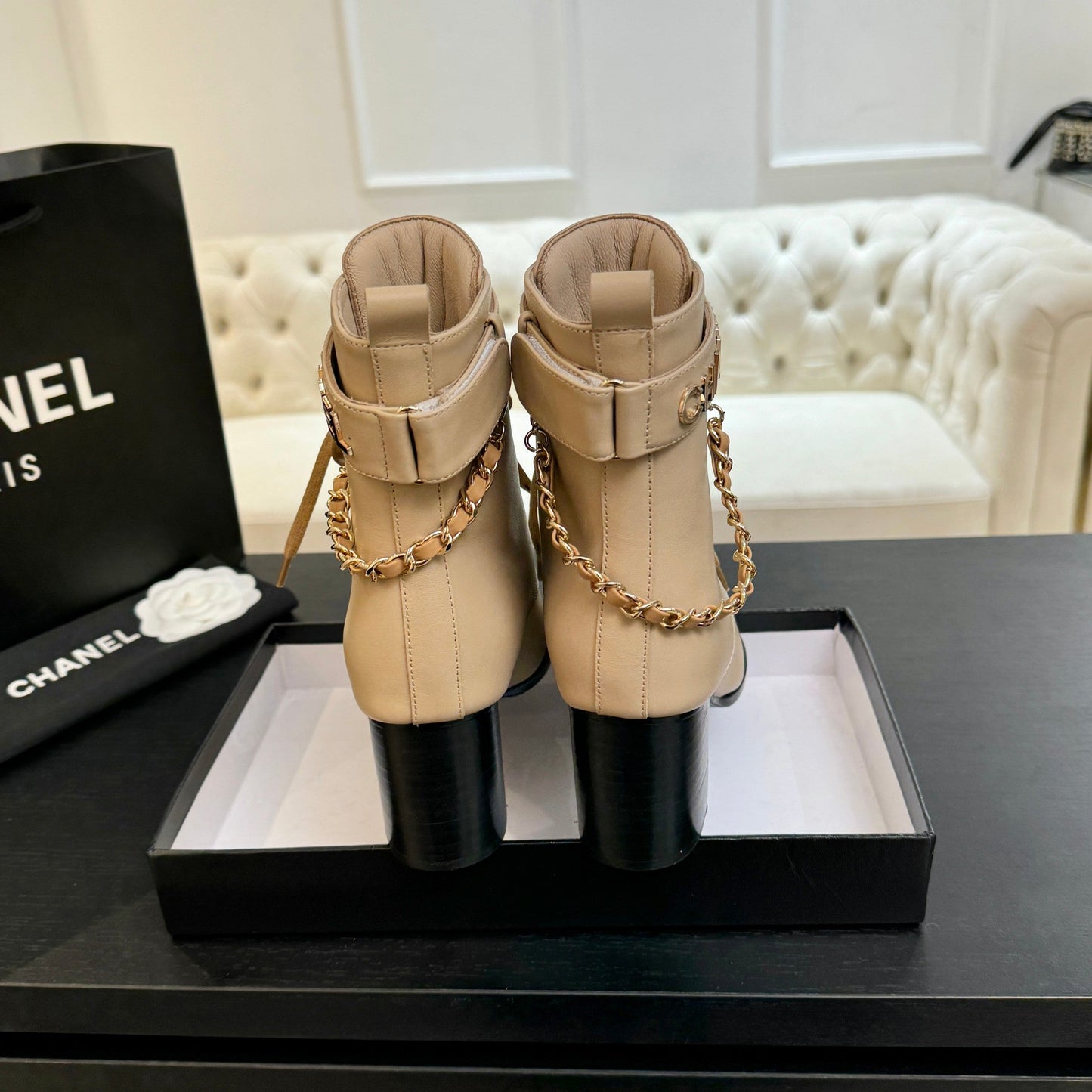 25fw high-end handmade workshop series short boots