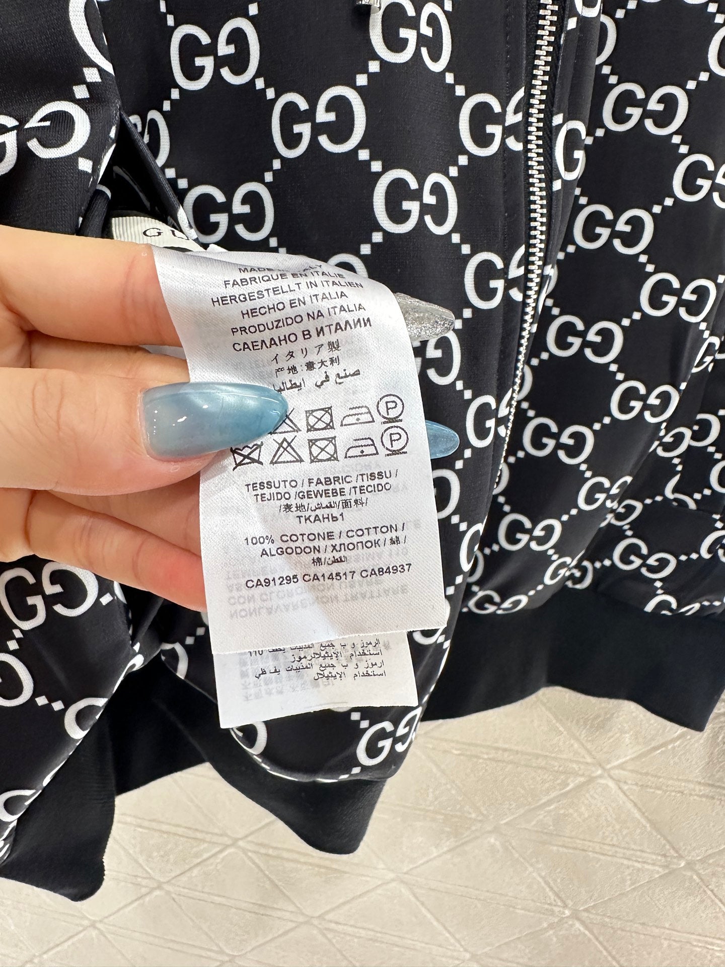 25 Double sided hooded jacket+long pants pure cotton set