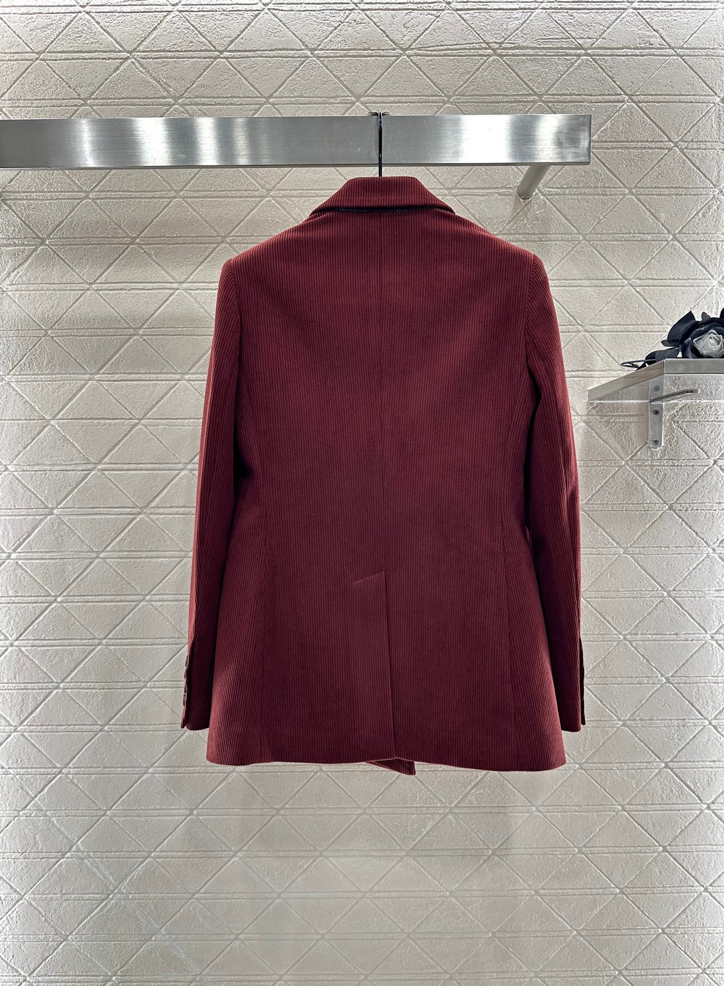 25 Corduroy lapel double breasted suit