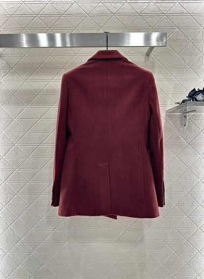 25 Corduroy lapel double breasted suit