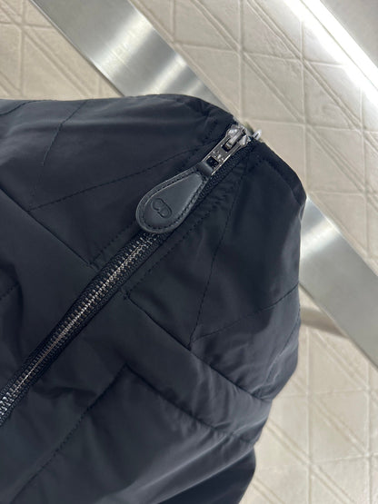 25 Hooded zipper cotton jacket