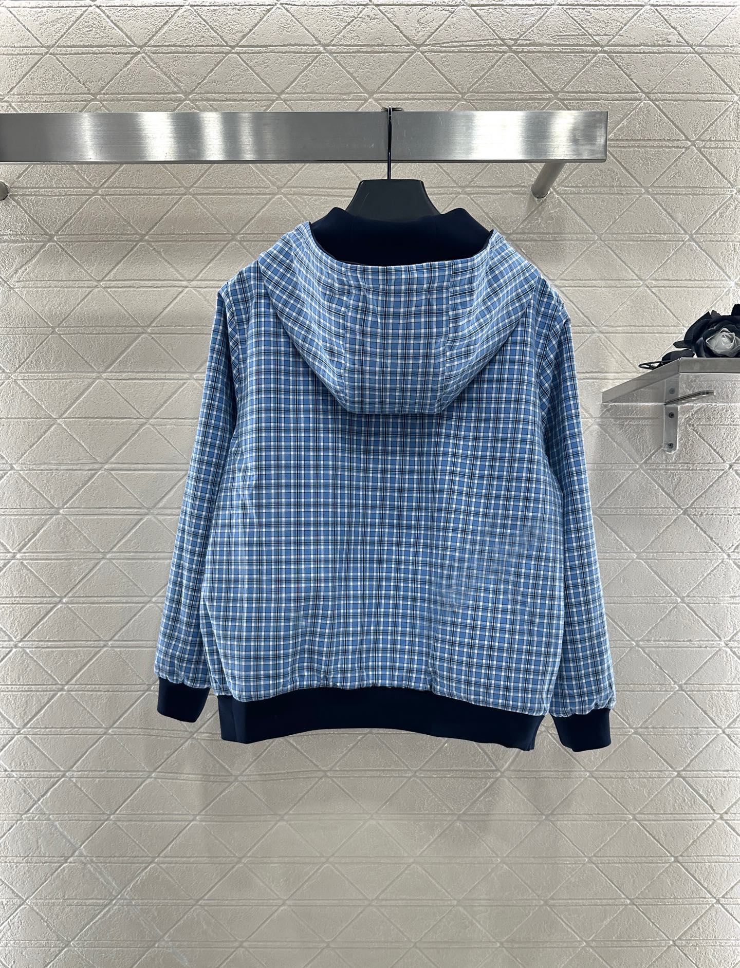 25 Double sided hooded jacket+long pants pure cotton set