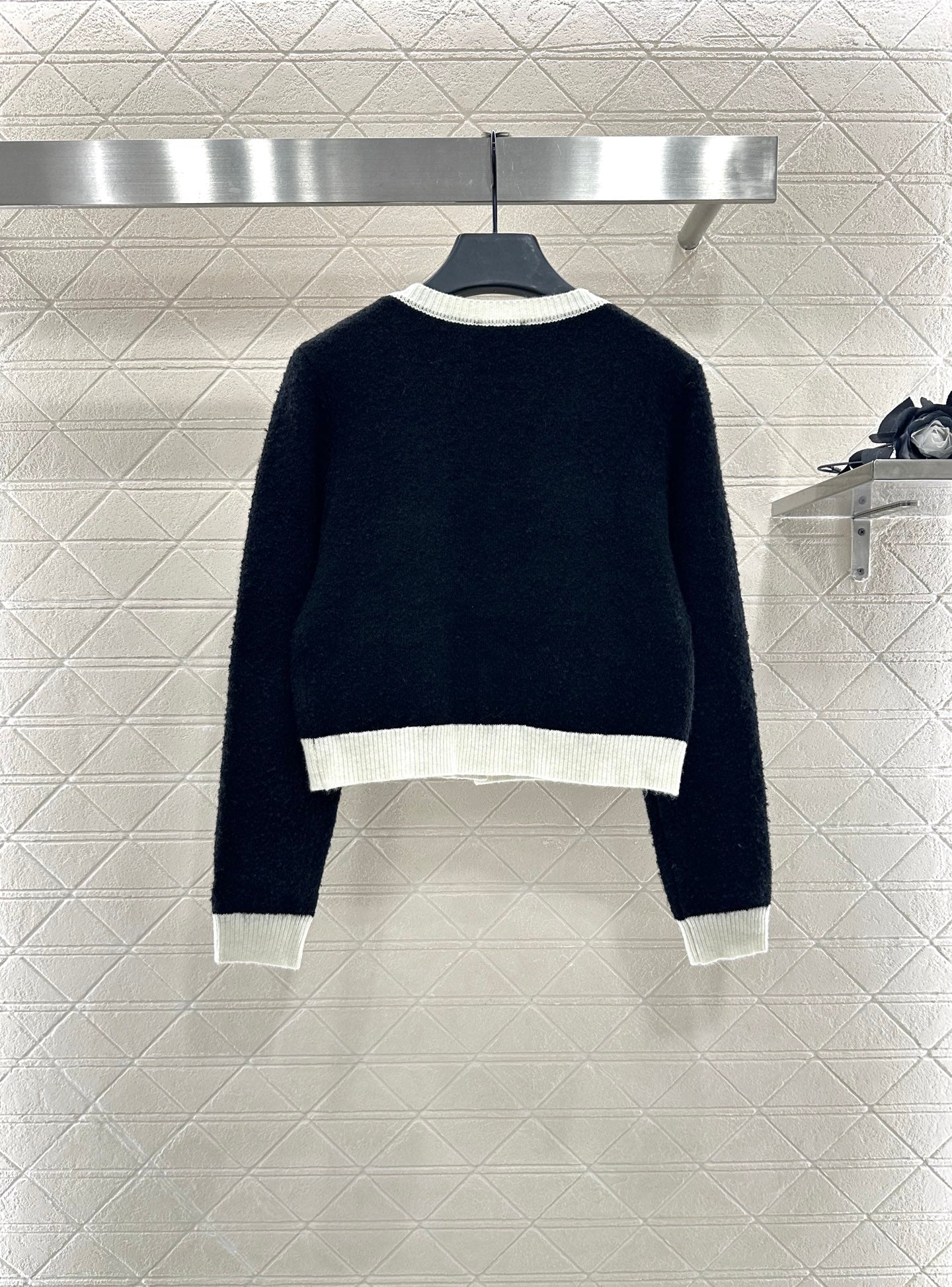 25fw Color blocking pocket cardigan