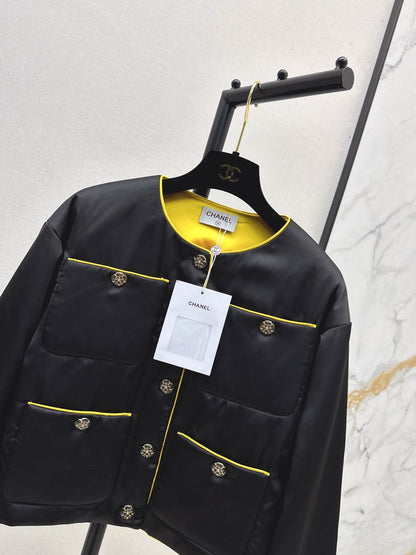 25 New round neck cotton jacket