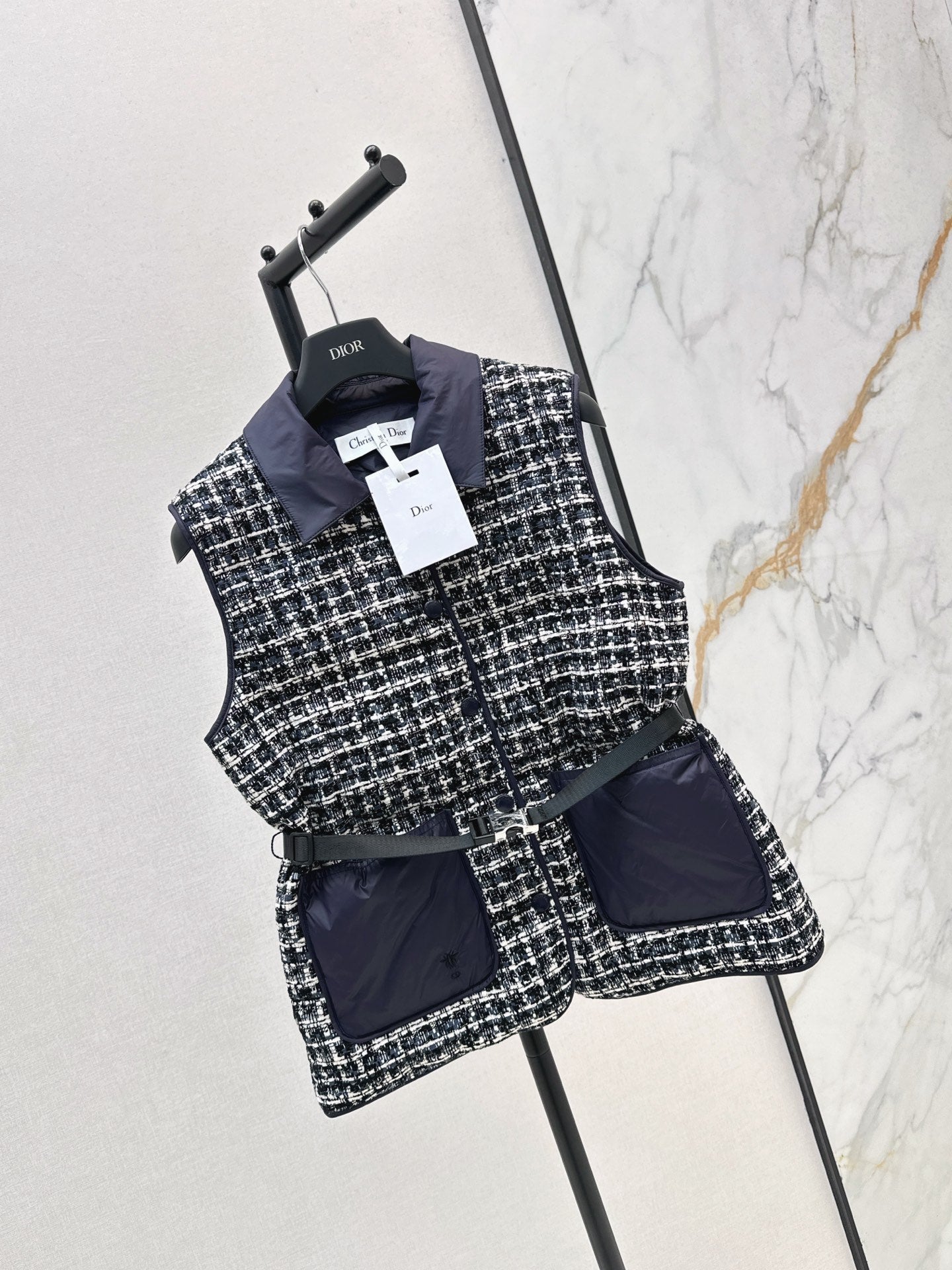 25 New snowflake woven down vest jacket