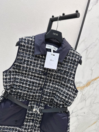 25 New snowflake woven down vest jacket